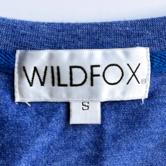 Wildfox Surf the Web Baggy Beach Jumper Deep V size Small - Picture 11 of 14